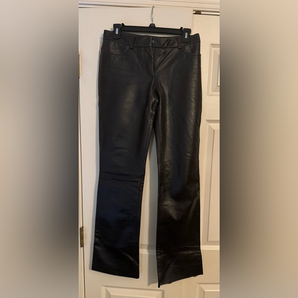 Express Pants - Black Express Women’s Leather Pants, Size 1/2